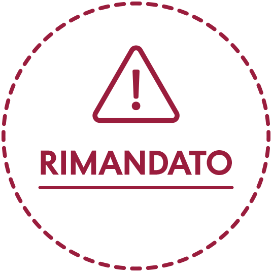 evento rimandato
