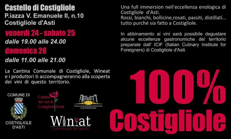 100% Costigliole d’Asti