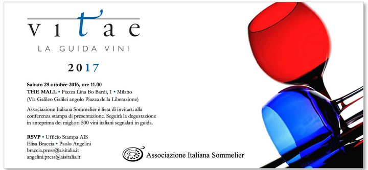 PRESENTAZIONE DI VITAE 2017