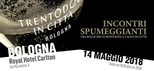 Trentodoc in città: a Bologna il 14 maggio